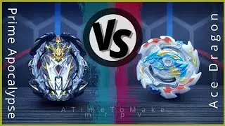 Prime Apocalypse.0D.Ul' vs Ace Dragon.St.Ch | in Real Life Beyblade Stadium