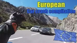 European driving captures - Car crashes #4