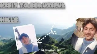 Visit to beautiful hills ⛰️⛰️🏞️I love this moment 🫣😊 zeyan Haider 