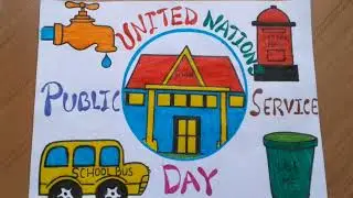 United Nations Public Service Day (23rd June)|Poster on United Nations Public Service Day