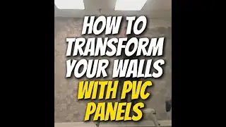 How To Install PVC Wall Panels - Renovate Your Home - DIY - Dundee Deco