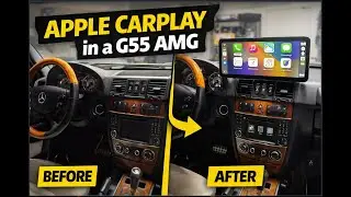 Mercedes G55 AMG - Solving Every Problem Installing CarPlay, Without Replacing the Factory Head Unit