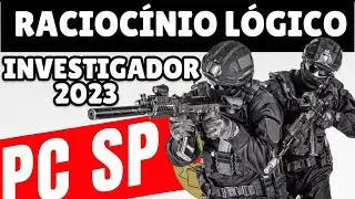 Corre&ccedil;&atilde;o prova investigador PC SP 2023 -  RACIOC&Iacute;NIO L&Oacute;GICO