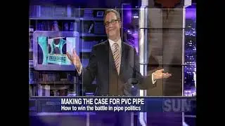 Ezra Levant, host of The Source, Sun News Network, making the case for PVC pipe,  April 24, 2012 54