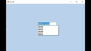 VB.NET: How to fill Combobox by years from column date in sql server