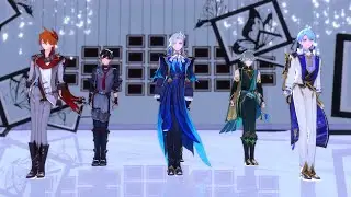 [Genshin MMD] LATATA Neuvillette/Wriothesley/Kamisato Ayato/Tartaglia/Alhaitham/Zhongli