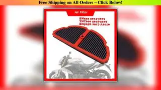 Motorcycle Engine Air Filter Cleaner High Flow Non-woven Fabric Air Intake Filter