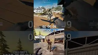 Plate Speed Test - Warzone vs RedSec