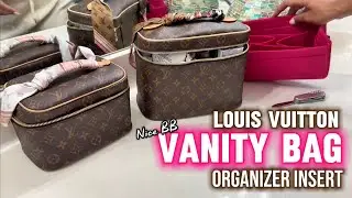 Adding A Custom Organizer to my Louis Vuitton Nice BB Vanity Bag!