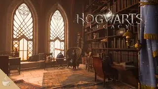 1 Hour in Ravenclaw Common Room 🦅 Cozy Hogwarts Ambience