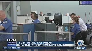 Lines moving well at Buffalo Niagara International Airport