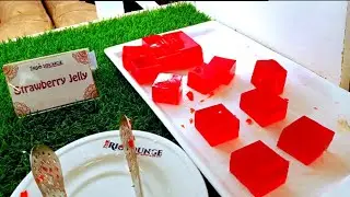 Bangladeshi 5 star hotel buffet dessert strawberry jelly   #Shorts #UNKKitchen