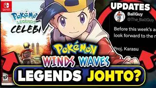 POKEMON NEWS! DID LEGENDS JOHTO JUST LEAK? NEW Gen 10 Rumors & FireRed + LeafGreen Updates!