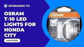 Unboxing and Review OSRAM T10 White LED Lights for HONDA CITY #osram #hondacity #ledlights