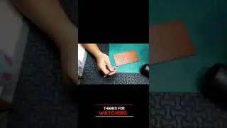 stamping leather basic Part 1 #shorts #stamping #artwork #leatherwork #leathercase #leathercrafts