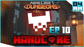 HARDCORE LEVEL 100! - HARDCORE 1 Life Gameplay - Minecraft Dungeons: Episode 10 Season 3