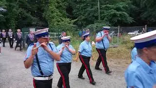 Ballylesson Old Boys Flute Band in Newcastle 12/07/18