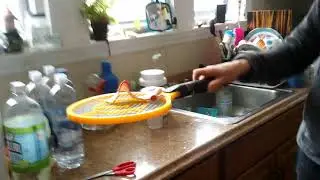 when there is something crazy with your bacon, it goes zip zap on your bug zapper