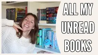 ALL THE UNREAD BOOKS ON MY SHELF