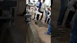 road median kerb laying || dividers