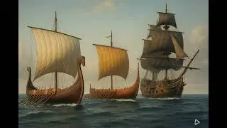 ships of history #sea #pirates#viking# art #aivideo #aiintelligence #piratesofthecaribbean #shorts