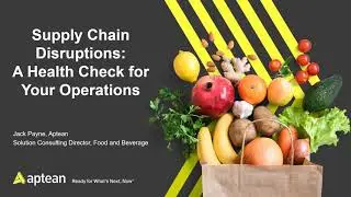 Supply Chain Disruptions  A Health Check for Your Operations
