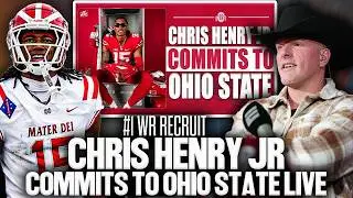 #1 Ranked WR Chris Henry Jr Commits To Ohio State Live On The Pat McAfee Show