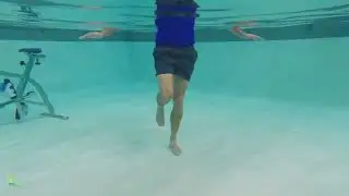 Hydrotherapy. Single leg stance. Eyes closed.