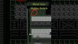 Скрытый переключатель Metal Gear MSX