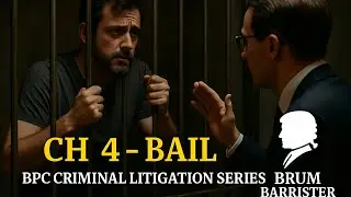BAIL: To Grant Or Not To Grant?- Ch 4 BPC Criminal Litigation Series 
