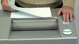 Fellowes Powershred 2331C Cross Cut Paper Shredder Demo Video