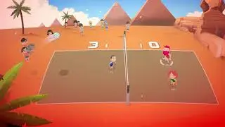Super Volley Blast - Multiplayer Gameplay.