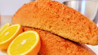 Orange Sponge Cake recipe| How to make orange cake| Easy Orange cake طرزتهیه کیک اسفنجی با طعم مالته