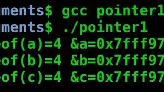 Short lecture 8:  C program- Variable address and  simple pointers
