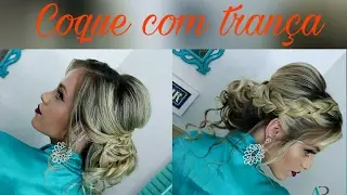 PENTEADO COQUE COM TRANÇA DESPOJADO - ANDREZA REIS