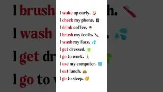 Daily sentences in english /Learning English with EFA 