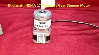 NEMA 17 Planetary Gear Stepper Motor | Planetary Gear | NEMA 17 | Stepper Motor | 16kgcm | Hindi