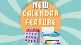 New Events Calendar Feature