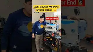 Jack Sewing Machine Shuttle Repair 🪛😂 #shorts #viral #trending #sewing #tutorial #technology #tips