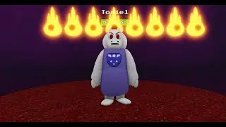 Roblox - Undertale Dungeons Remastered - Showing (kinda) new Ruins map and new Toriel attacks