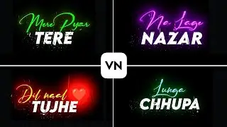 VN trending Lyrics video Editing | Lyrics video Editing In Vn App | Lyrics video editor