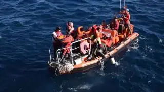 Le 3 janvier 2017, un sauvetage hors limite au milieu de la mer Méditerranée