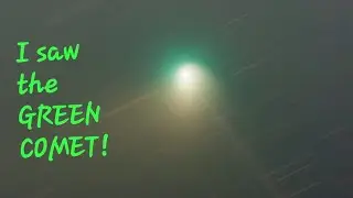 I saw the Green Comet! Once in a lifetime chance ✨️#comet #cometztf #greencomet #uaps