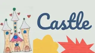 Castle Drawing Colorful and Beautiful