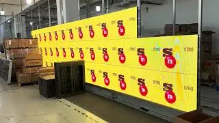 640*480mm Aluminium Window LED Video Wall Indoor P2.5 Full Colour LED Display SMD HUB75 LED Module