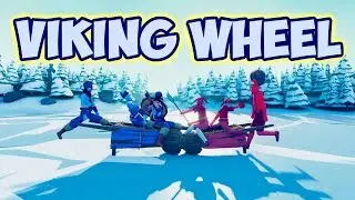 VikingWheel! Brawler+Ice Archer+Longship Carrier vs Every Unit 1v1  - TABS MODS UnitPossessionUpdate