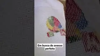 #pontocruz #bordado #embroidery #crossstitch #avessoperfeito #etamine