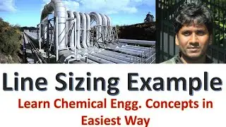 Line Sizing, Pipe Sizing, Fluid Flow Calculations Example