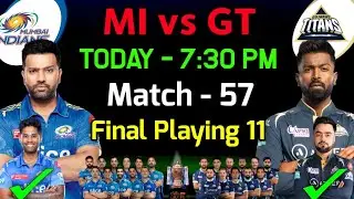 IPL 2023 | Mumbai Indians vs Gujarat Titans Playing 11 2023 | MI vs GT Playing 11 2023