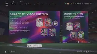 EA FC 25 Suomi:Muutama Shapeshifters kortti ja pari PTG korttia pakoista ja pickeistä